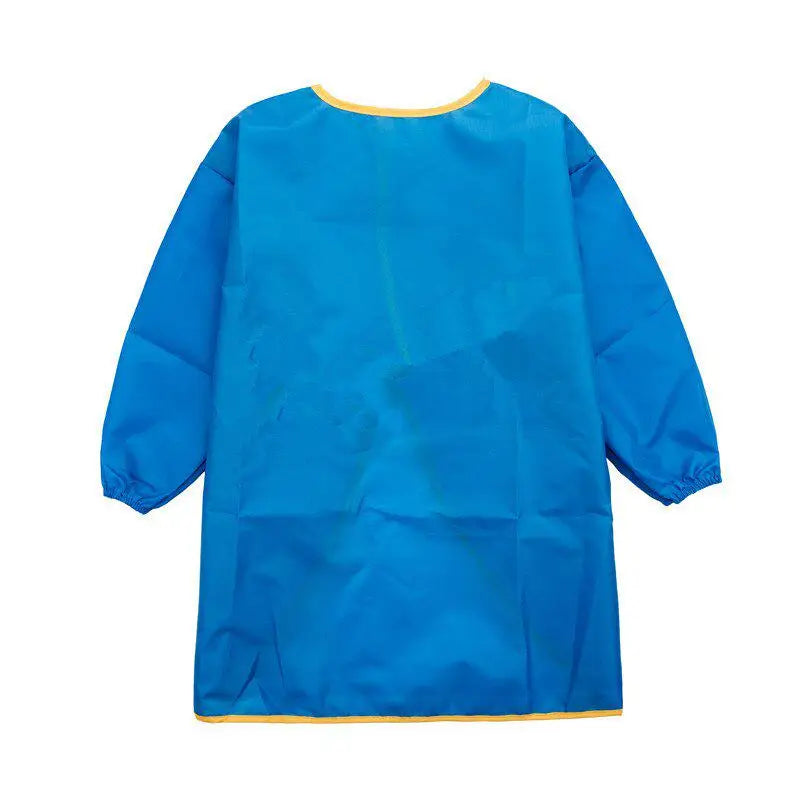 Long Sleeve Apron Drawing Painting Sand Tower Smock Kids Children Craft Art for Home Travel Outdoor - S/M/L