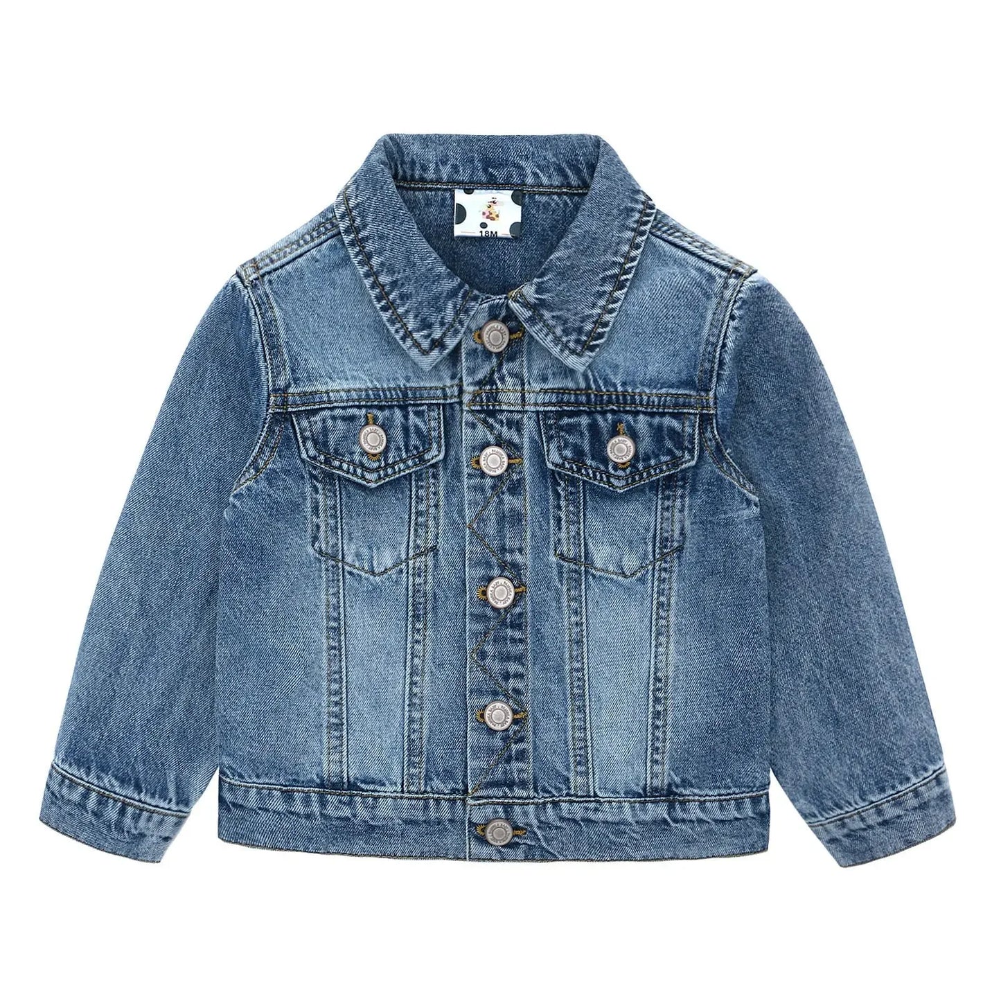 Children's Clothing Spring Autumn Kids Denim Jacket Boys Girls' Tops Fashion Casual Jacket Coat