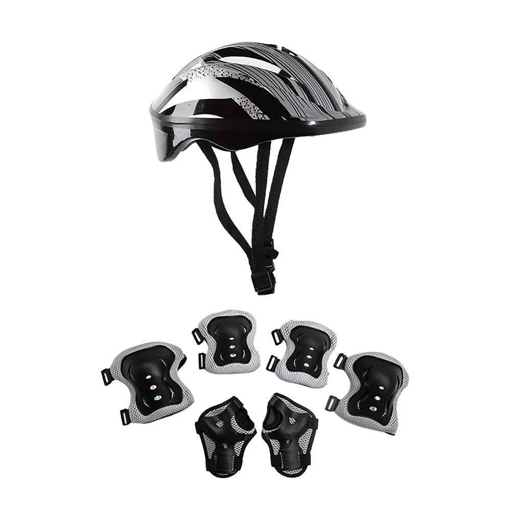 Kids Bike Helmet Protection Gear Set for Toddler Youth,Bicycle Helmet Knee Pads Elbow Pads Wrist Guards for Roller Skate Cycling