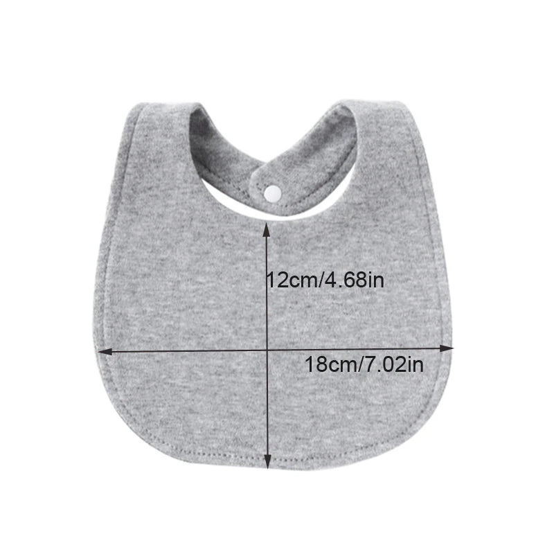 4Pcs Newborn Bibs Set 100% Cotton Baby Saliva Towels for Girls Boys Infant Accessories Toddler Apron Kids Bib Burp Cloths