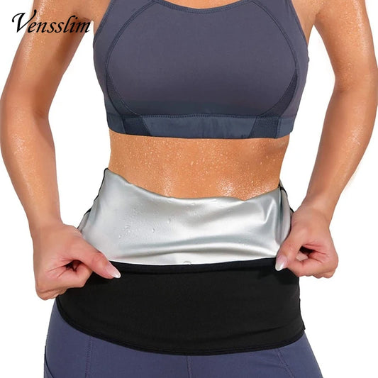 Waist Trainer Premium Polymer Sauna Strap Weight Loss Women Belly Trimmer Slim Wrap Fitness Heat Sweat Workout Slimming Belt
