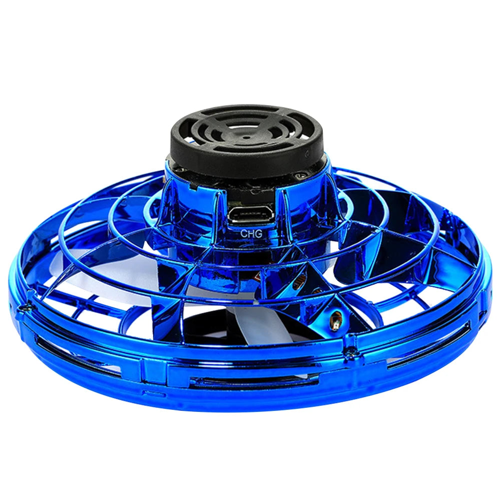 1-5PCS Fingertip Flying Gyro 360° Rotating Helicopter Spinner Toy 100mAh with LED Lights for Adult Kids Decompression Toy