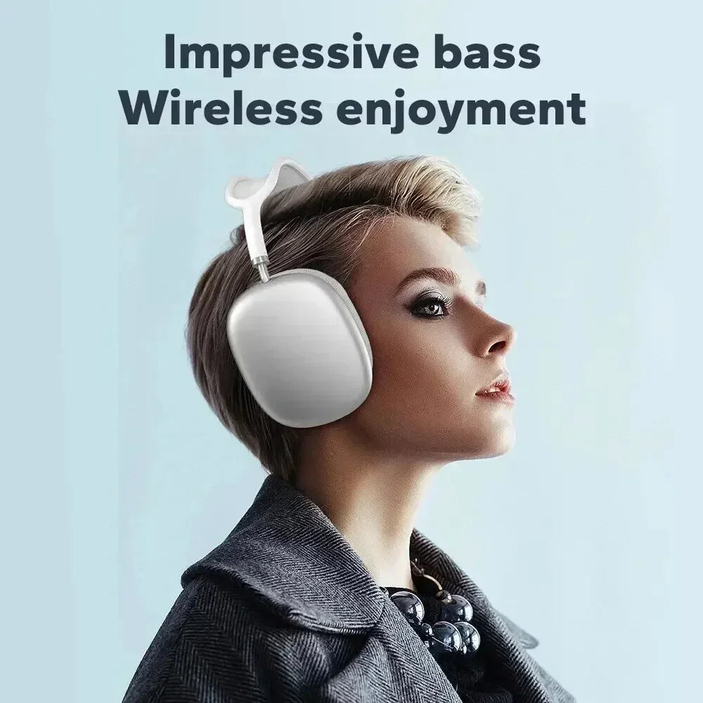 Head Mounted Wireless Bluetooth Earphones Sports Headset Game with Charging Touch Control Earbuds Bass Earphones for Music