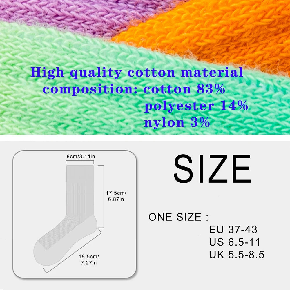 Colourful Women Sports Socks Cotton Mid-tube Bottom Professional Non-slip Silicone Indoor Fitness Socks Dance Pilates Yoga Socks