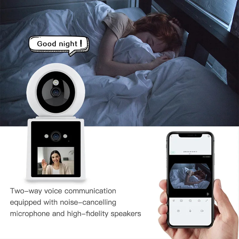 SZSINOCAM 3MP Wireless WIFI Security Camera Video Call Baby Safety Protection Monitor Screen Button Call PTZ Auto Tracking