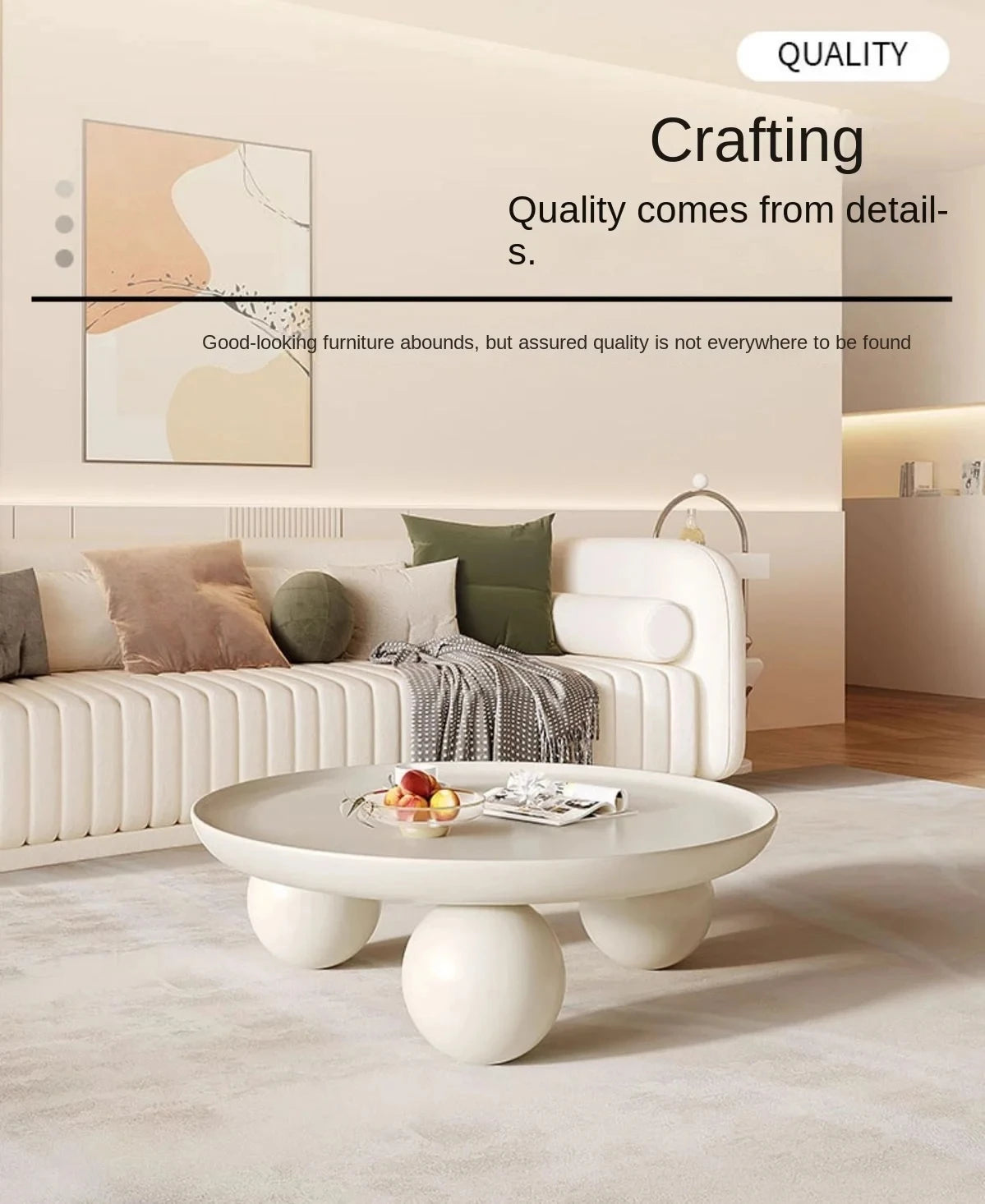 Coffee Table Side Tabel Living Room Simple Tea Table Creative Nordic Minimalist Modern Small Sofa Outdoor Salon Round Table