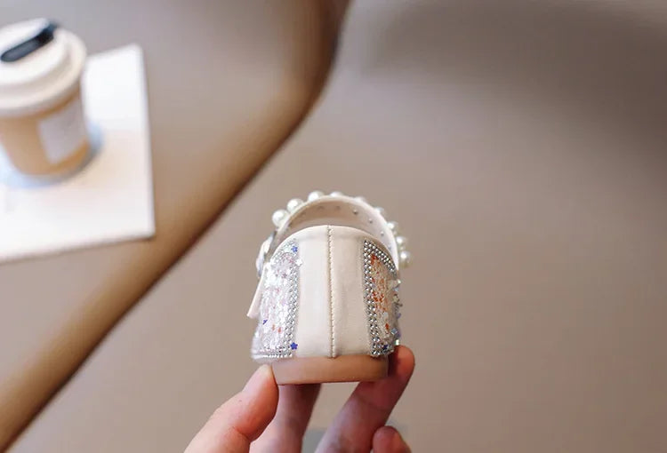 2025 New Fashionable Stylish Princess Crystal Shoes For Girls Children's Dance Kids Shoes Wholesale Medium