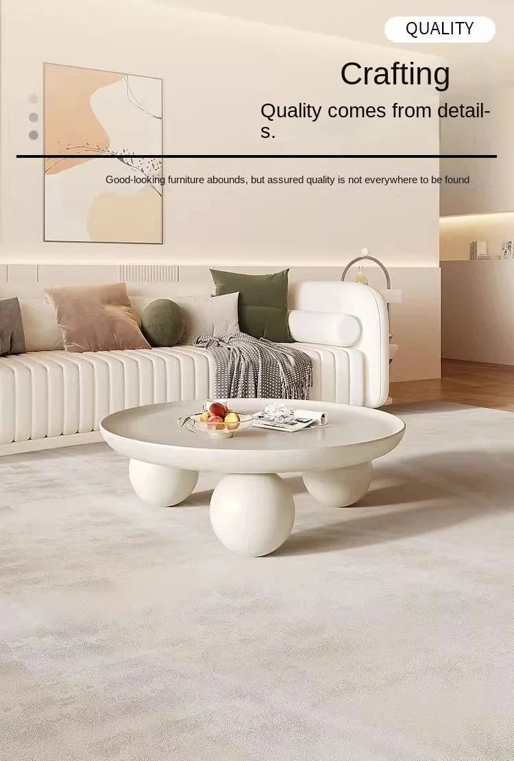Coffee Table Side Tabel Living Room Simple Tea Table Creative Nordic Minimalist Modern Small Sofa Outdoor Salon Round Table