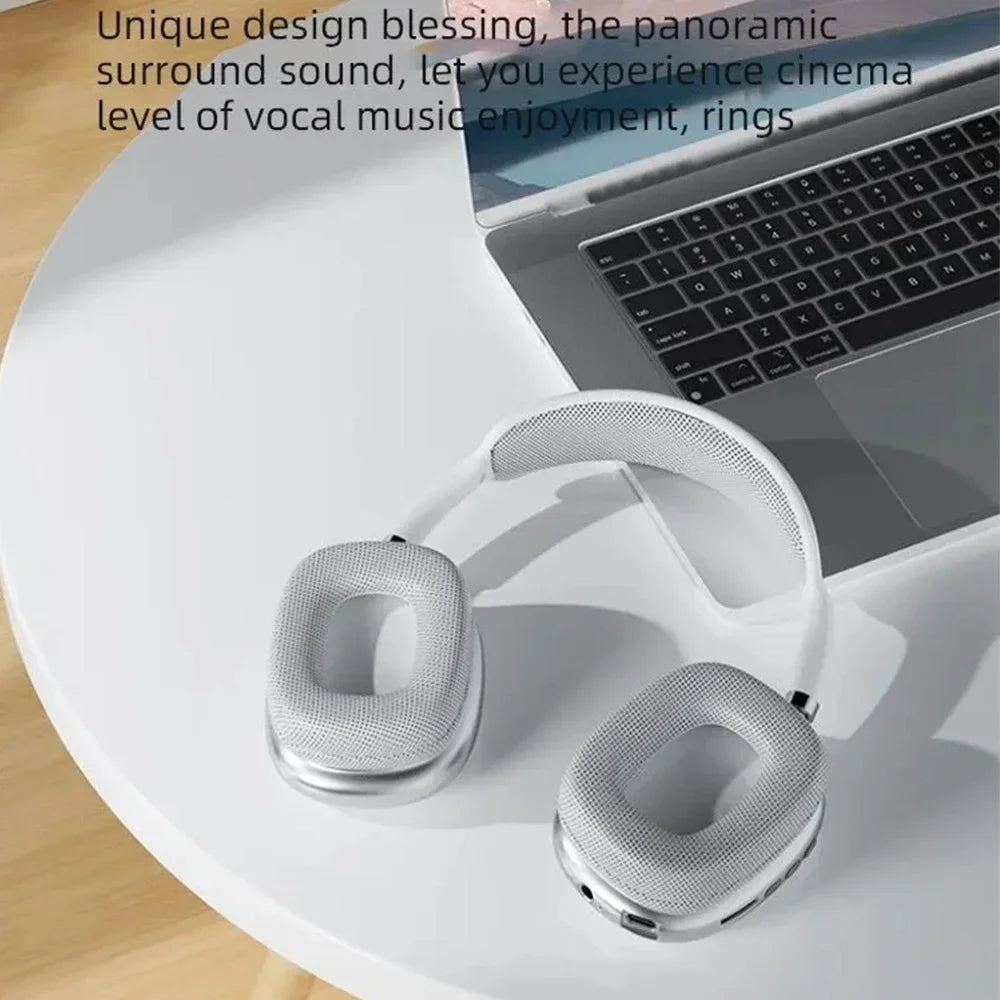 Head Mounted Wireless Bluetooth Earphones Sports Headset Game with Charging Touch Control Earbuds Bass Earphones for Music