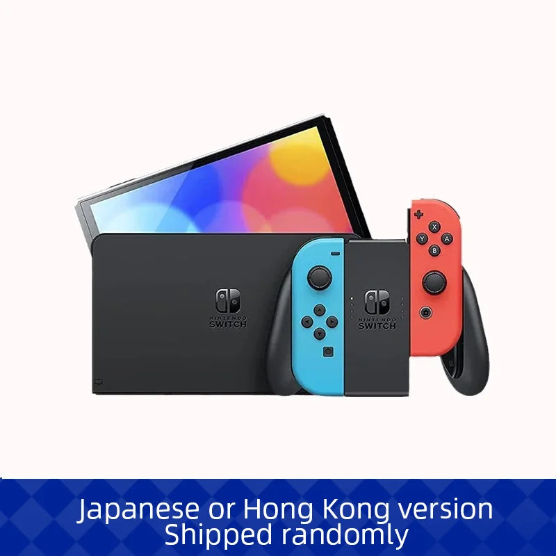 Nintendo Switch OLED Game Console 64GB 7-inch OLED Display