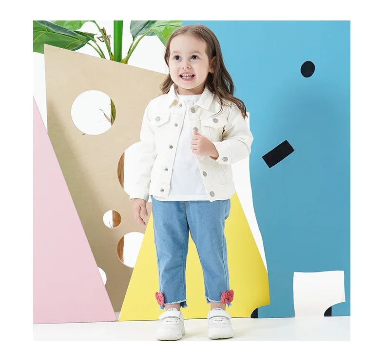 Children's Clothing Spring Autumn Kids Denim Jacket Boys Girls' Tops Fashion Casual Jacket Coat