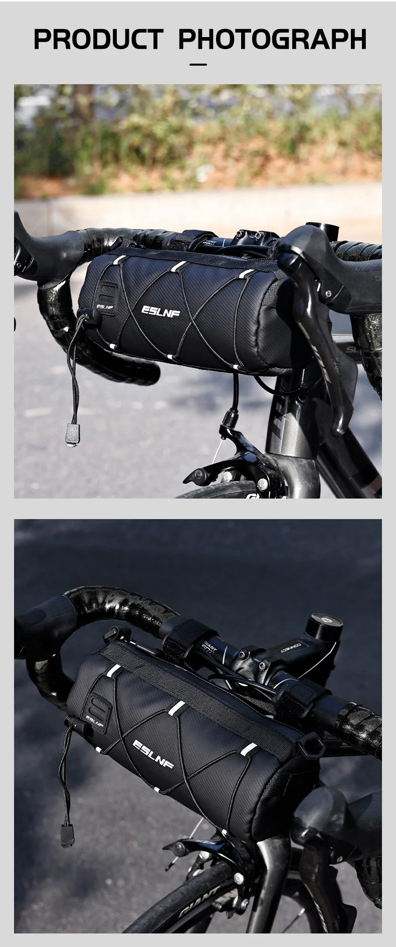 OFFBONDAGE Bike Front Bag Large Capacity Storage Outside Waterproof Multi-function Riding Bag Mountain Bike Bag Bike Accessory
