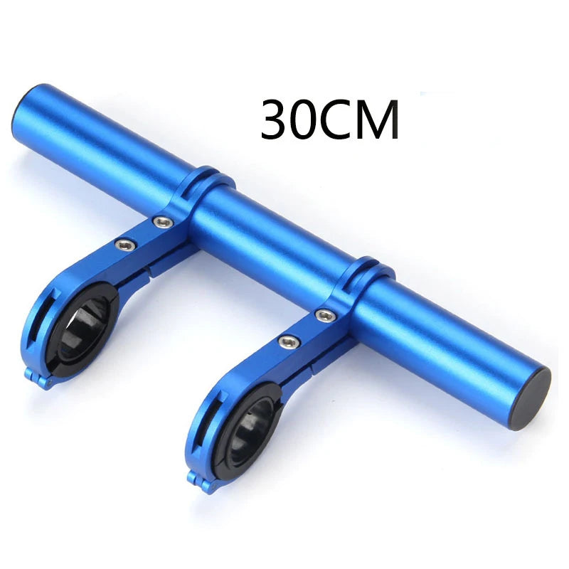 10/20/30cm Bicycle Handlebar Extended Bracket MTB Headlight Mount Extented Bar Road Mountain Bike Handlebar Extender Rack Parts