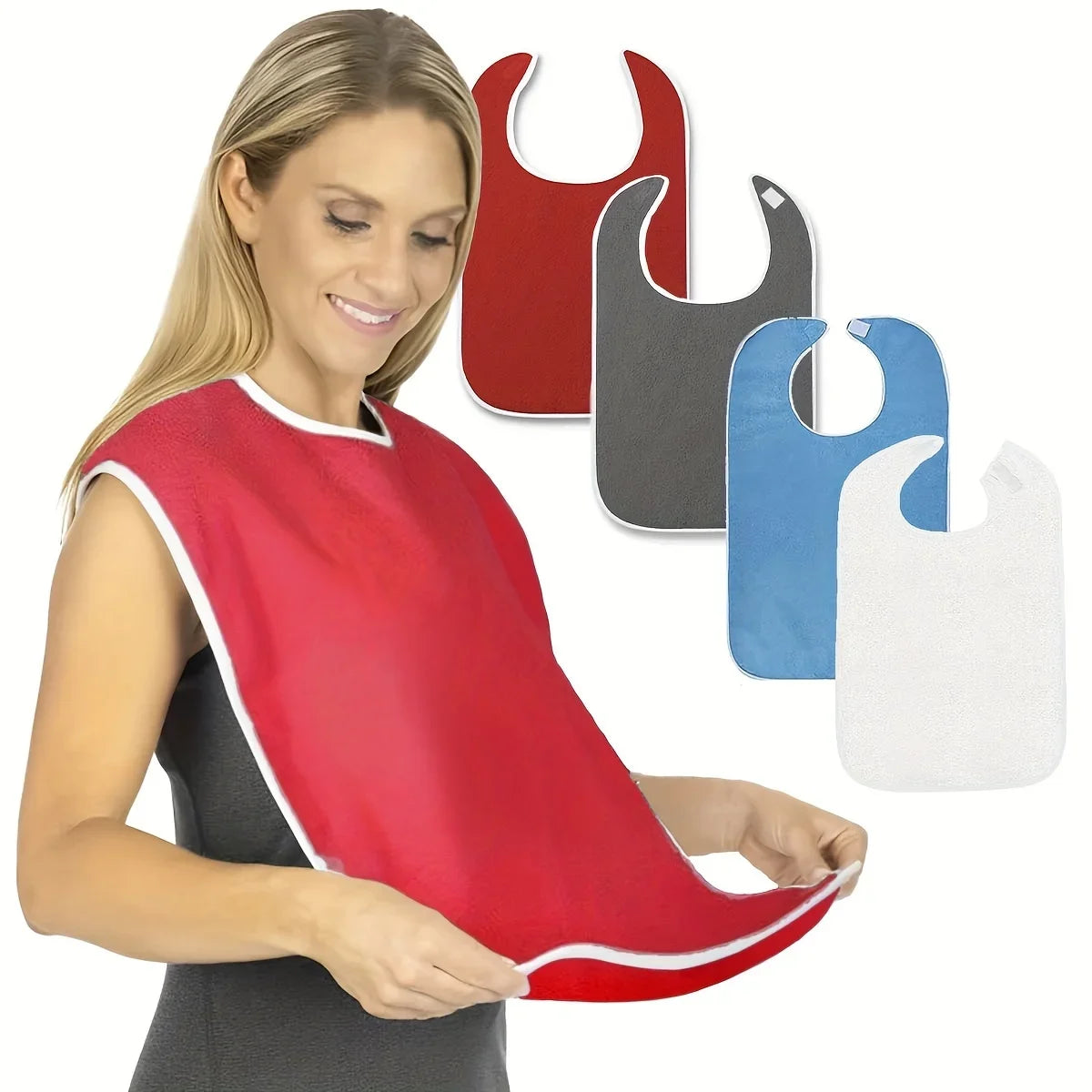 1pcs Stain Resistant Adult Bibs for Men and Women - Perfect for Seniors and a Mess-Free Diet  kitchen kid apron waterproof apron