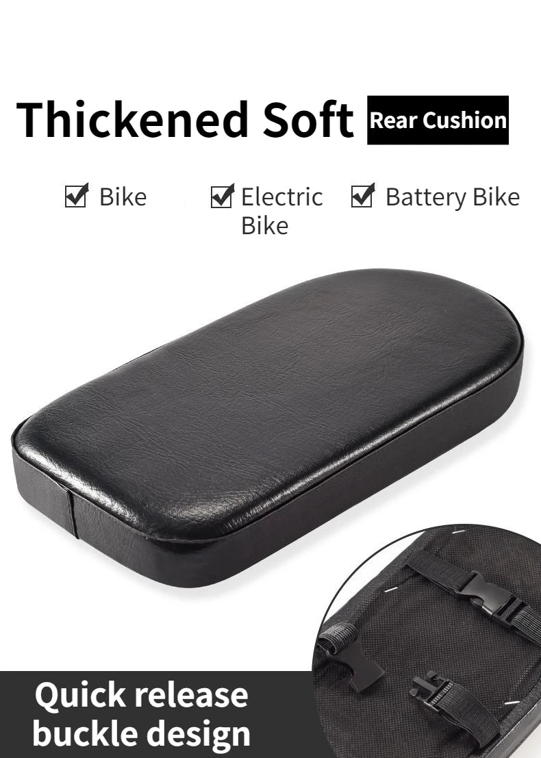 Bicycle Rear Seat Cushion Mountain Bike Shelf Rear Seat Cushion Bicycle Manned with Children Comfortable Seat Cushion Cycling