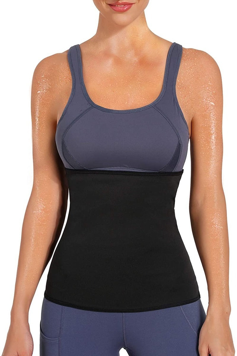 Waist Trainer Premium Polymer Sauna Strap Weight Loss Women Belly Trimmer Slim Wrap Fitness Heat Sweat Workout Slimming Belt