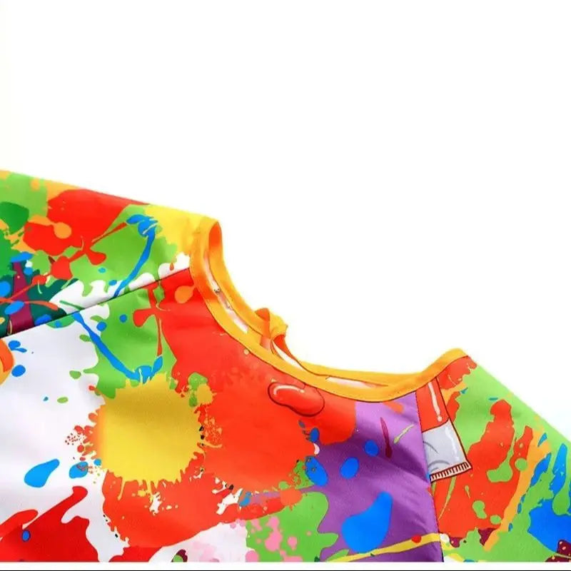 Kids Painting Apron Waterproof Art Smocks Child Girl Smocks for Painting Arts Aprons with Long Sleeve Uniform Xmas Birthday Gift