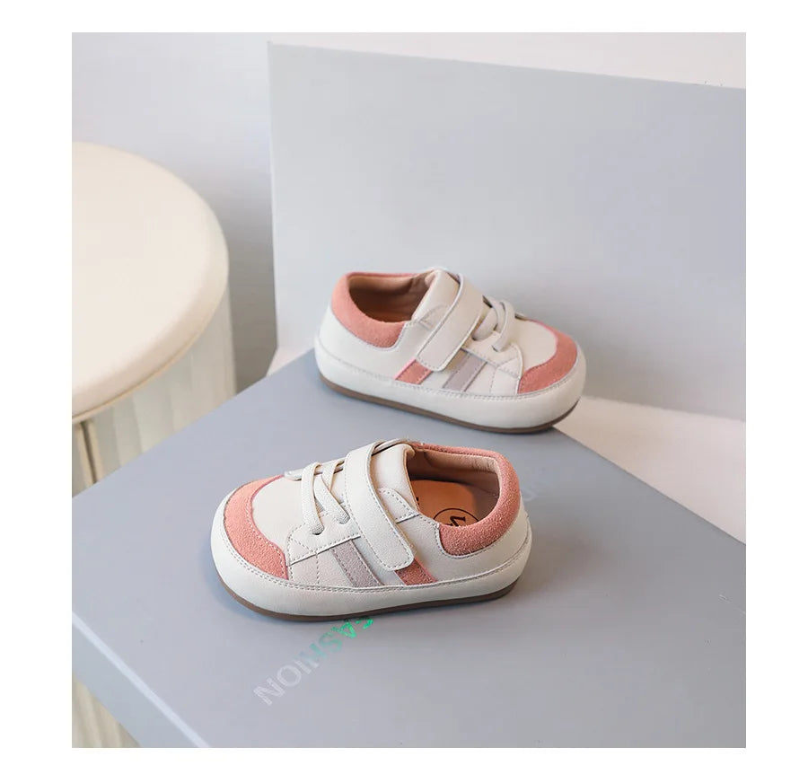 DIMI Spring/Autumn Baby Toddler Shoes Soft Breathable Microfiber Leather Infant Sneakers 0-3 Year Flat Walker Shoes