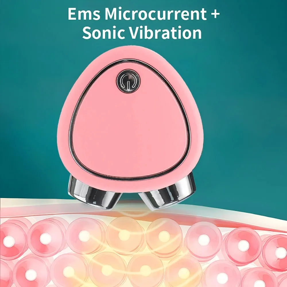 Face Lifting Machine Facial Massager EMS Microcurrent Roller Skin Tightening Rejuvenation Beauty Charging Facial Anti Wrinkle