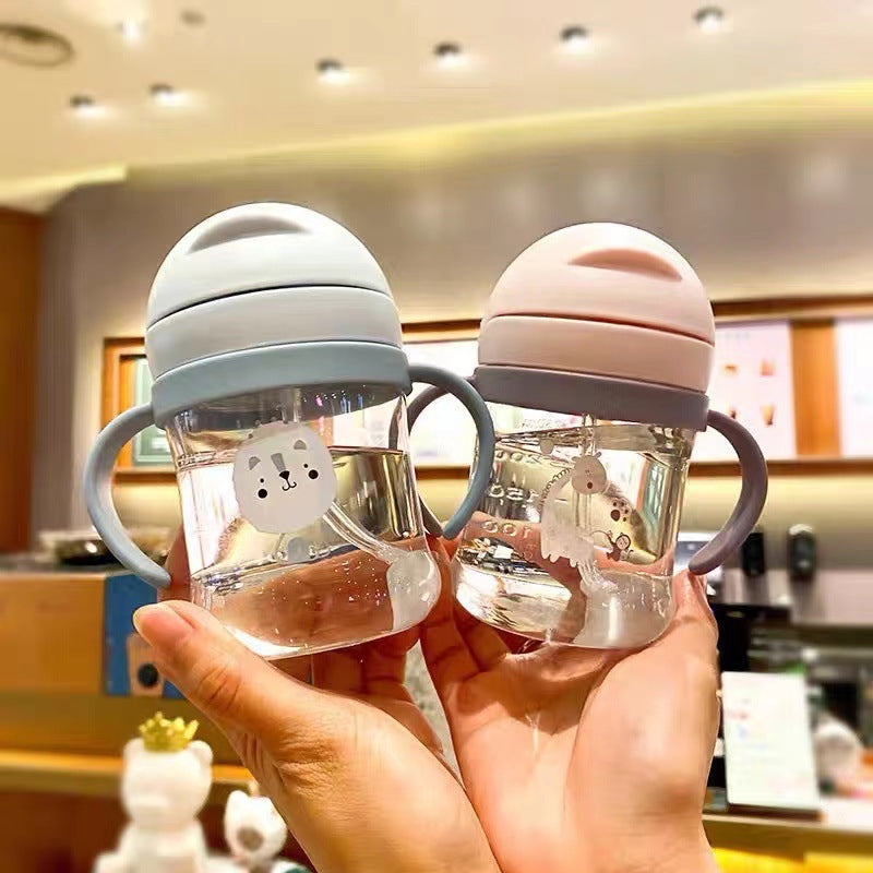 Children's straw cup for mothers and babies, kindergarten baby drinking cup, special children's cup for infants